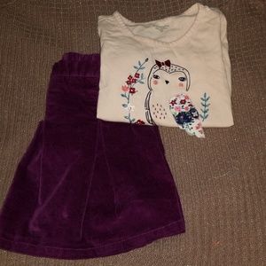 😻 SHIRT AND SKIRT SET